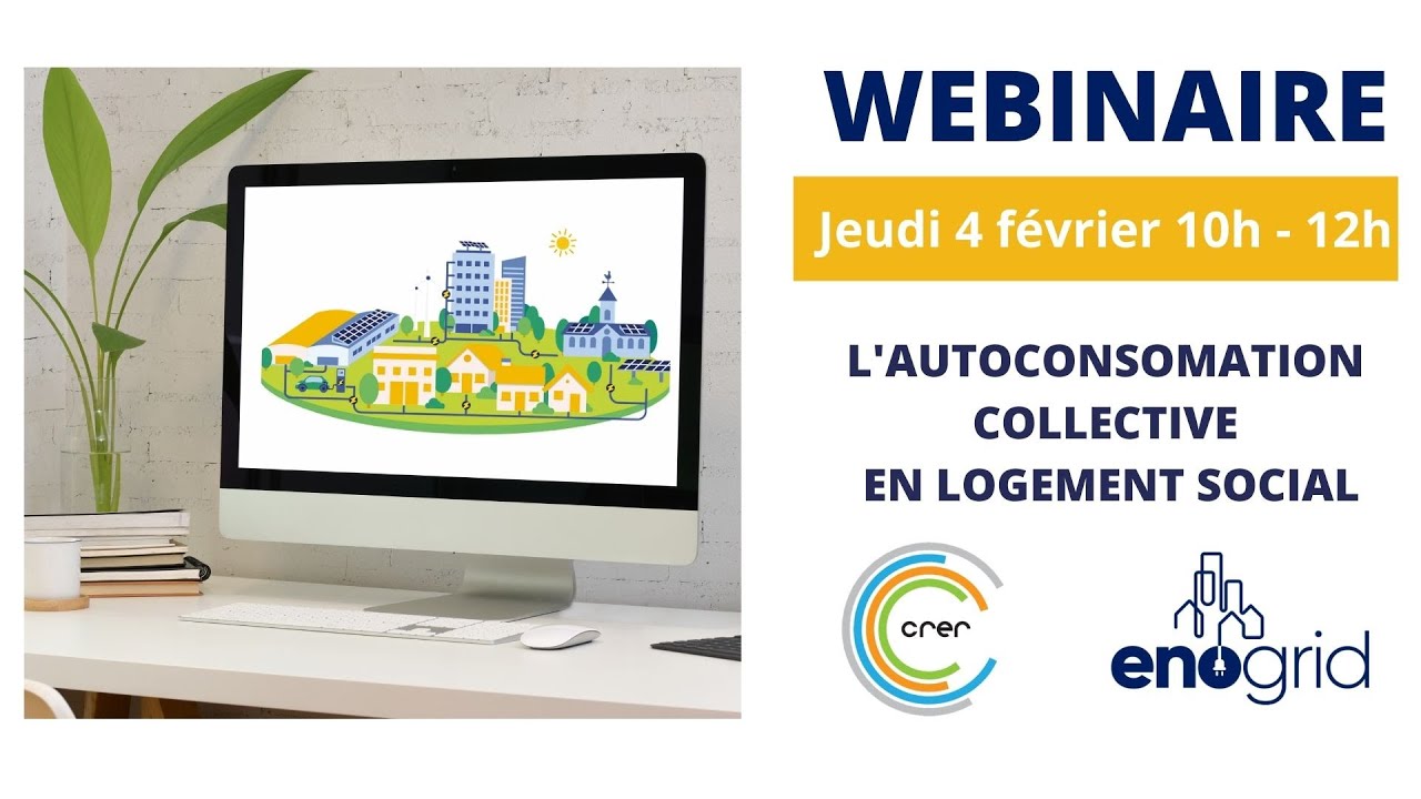 Lire la suite à propos de l’article [Webinaire] L’autoconsommation collective en logement social